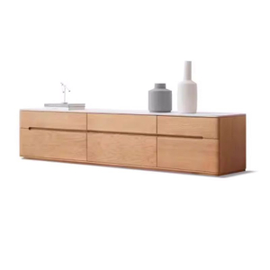Modern Solid Wood TV Cabinet