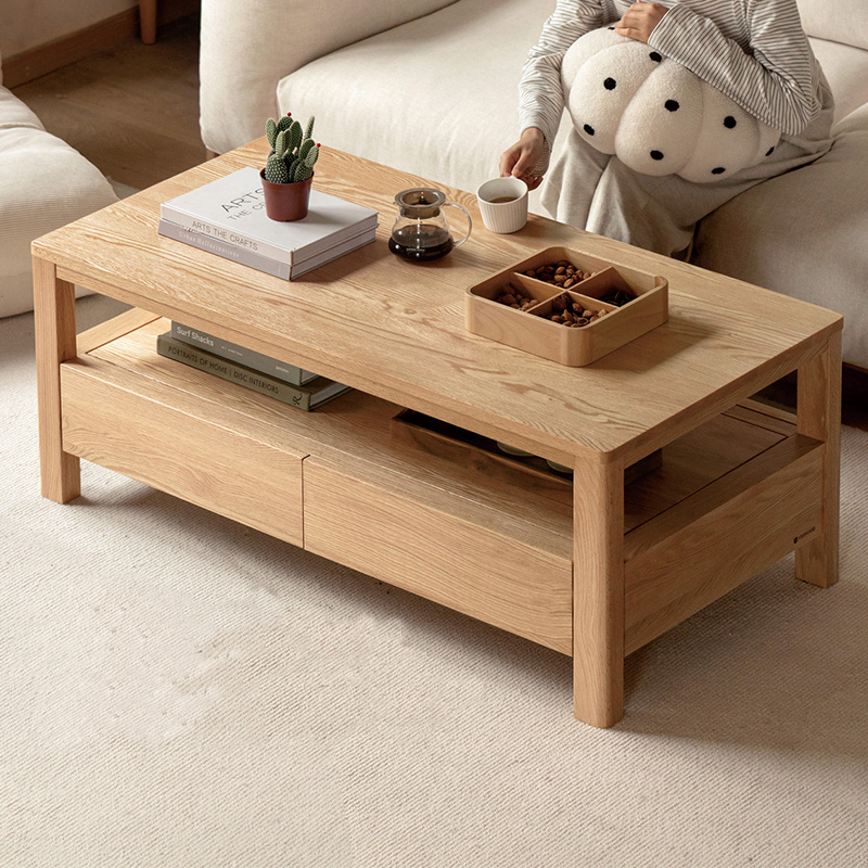 Oak Solid Wood Tea Table