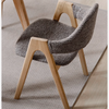 Solid Wood Simple Armrest Dining Chair