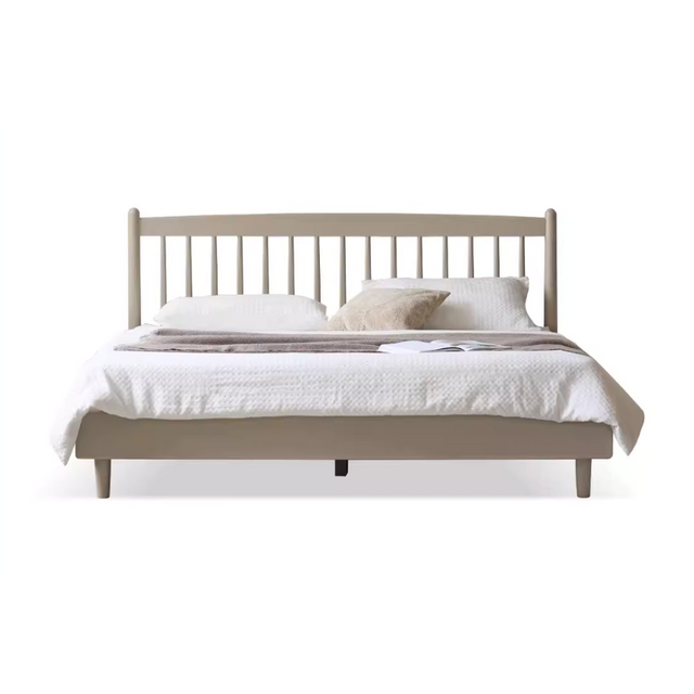 Solid Wood Bedroom Double Bed