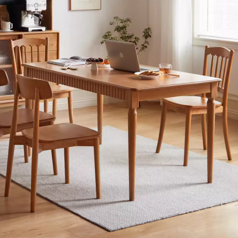 Solid Wood Combination Dining Table