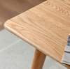 Modern Minimalist Oak Solid Wood Small Dining Table