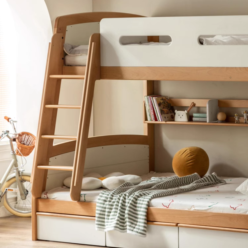 All Solid Wood Bunk Bed