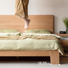 Oak Simple Double Bed