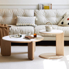 Nordic Solid Wood Coffee Table