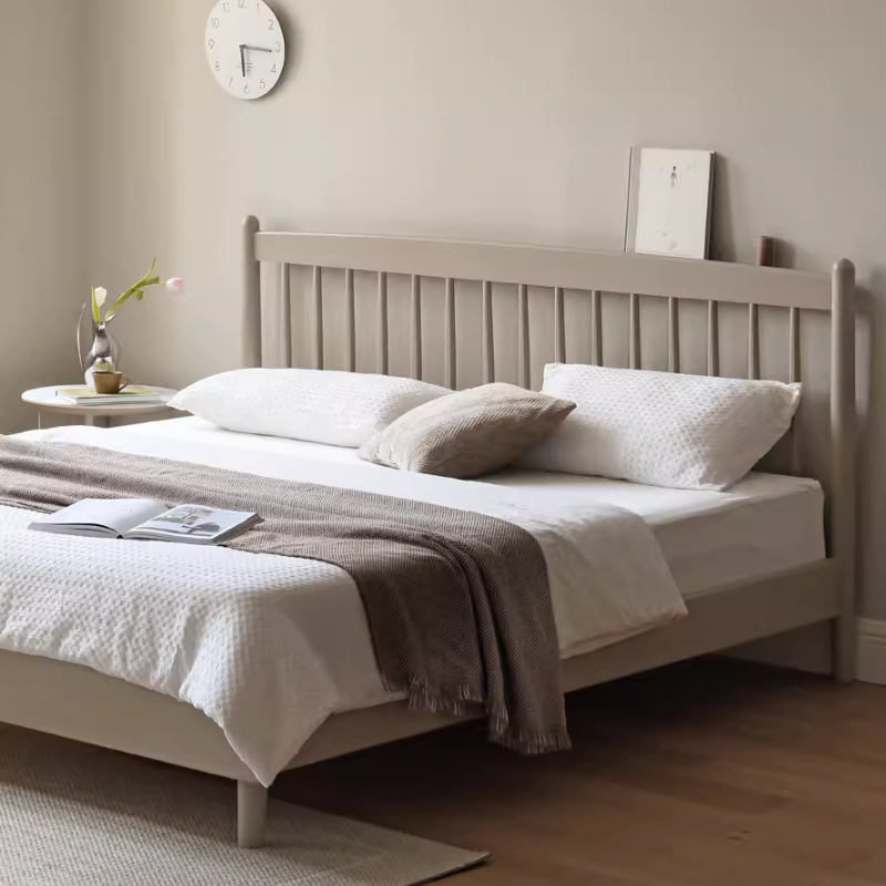 Solid Wood Bedroom Double Bed