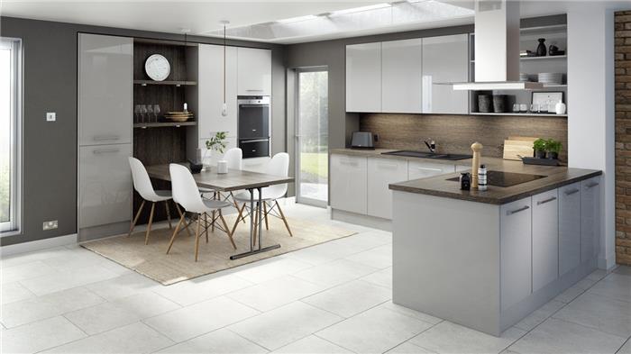 High Gloss Kitchen Cabinets