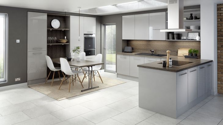 High Gloss Kitchen Cabinets