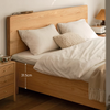 All Solid Wood Double Storage Bed
