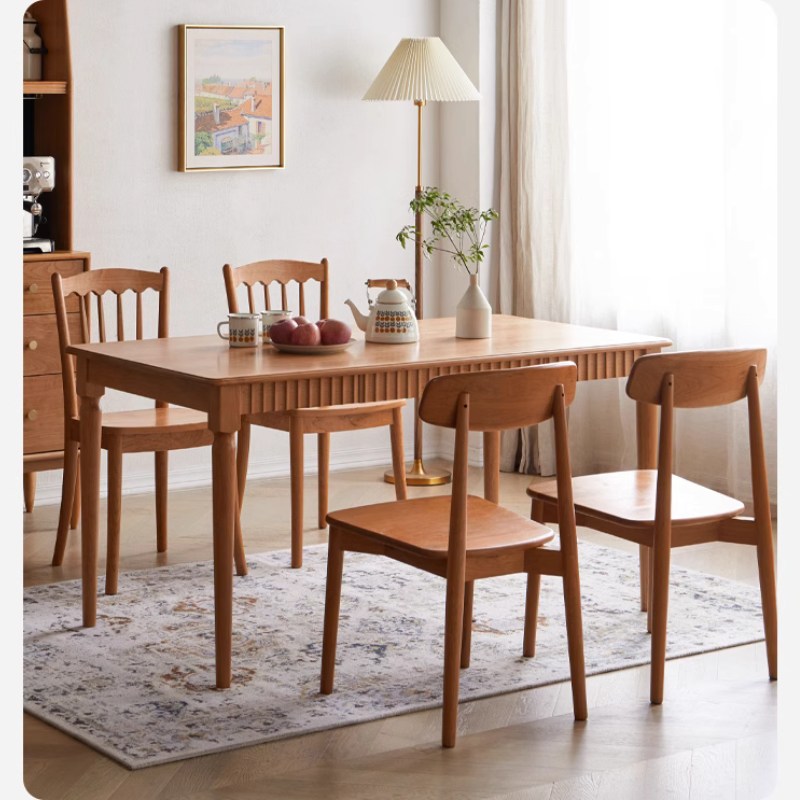 Solid Wood Combination Dining Table