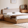 Solid Wood Soft Package Storage Bed