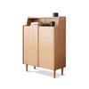 Solid Wood Integrated Shoe Cabinet