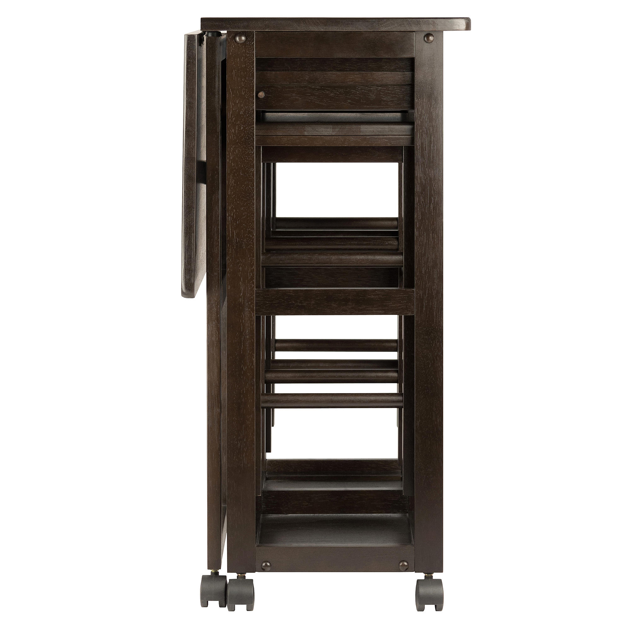 Wood 3-PC Set Space Saver Dinning Table