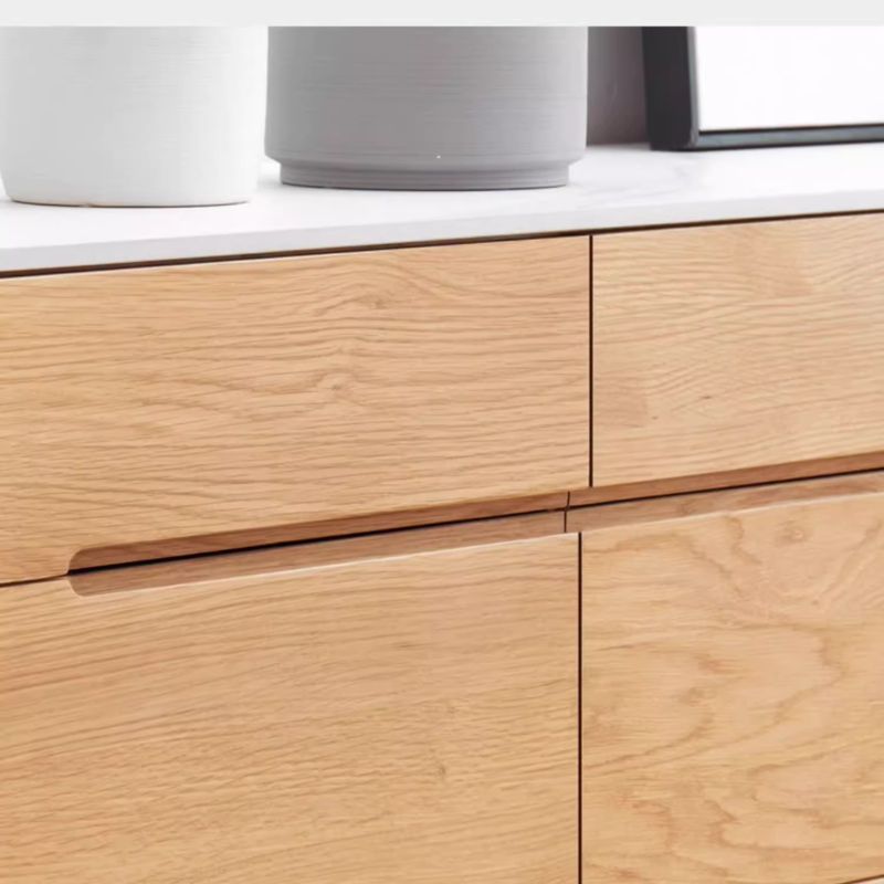 Modern Solid Wood TV Cabinet