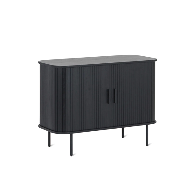 French roll-up doors blend cupboard