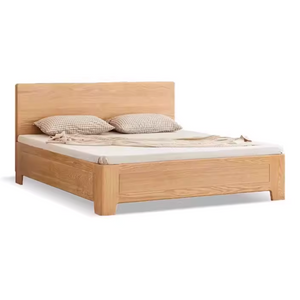 All Solid Wood Double Storage Bed