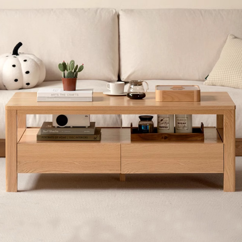 Oak Solid Wood Tea Table