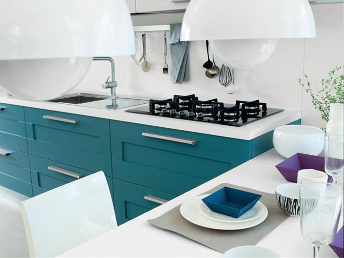 Solid Wood Painted Kitchen Cabinets