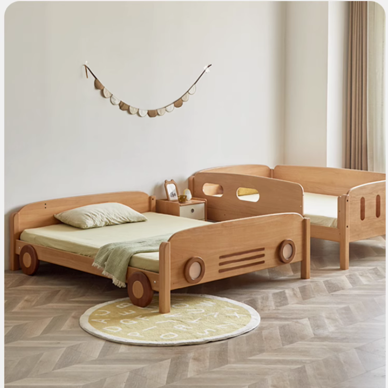 Cartoon Car Children's Bunk Bed