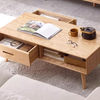 Oak Solid Wood Coffee Table