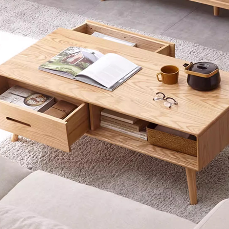 Oak Solid Wood Coffee Table