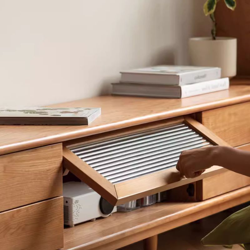 Solid Wood TV Cabinet 