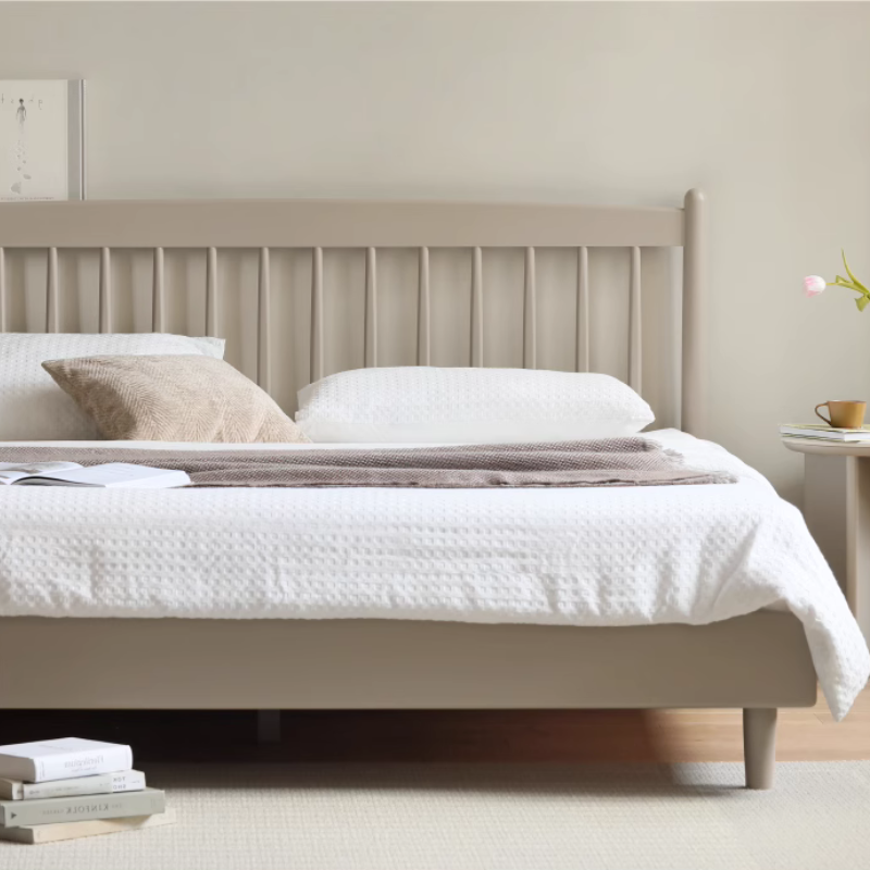 Solid Wood Bedroom Double Bed
