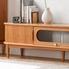 Pure Cherry Wood TV Cabinet