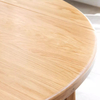Nordic Modern Minimalist Small Oak Folding Round Dining Table