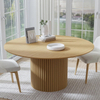 French roll-up doors blend dinning table