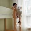All solid wood children's bunk bed