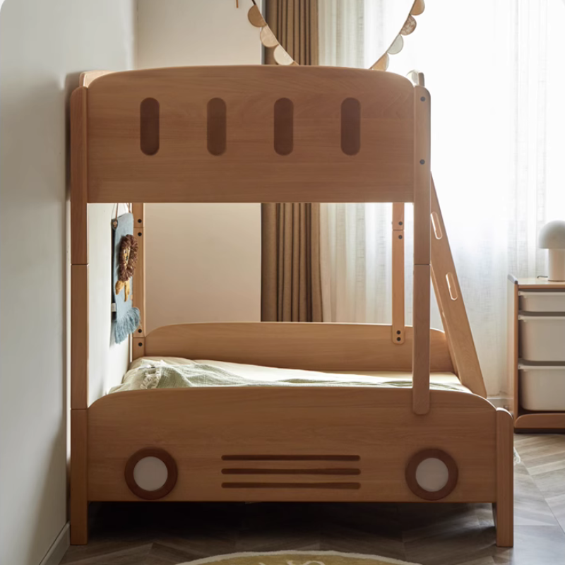 Cartoon Car Children's Bunk Bed