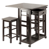 Wood 3-PC Set Space Saver Dinning Table