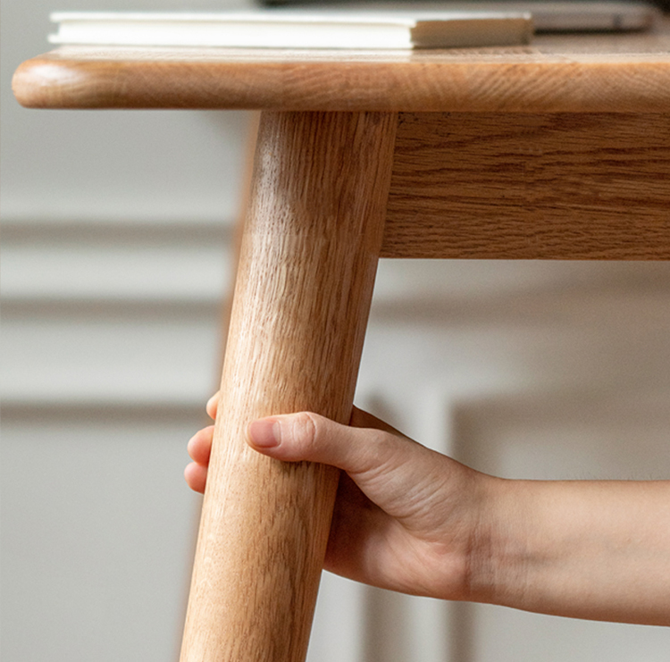 Modern Minimalist Oak Solid Wood Small Dining Table