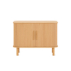 French roll-up doors blend cupboard