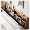 Oak Multifunctional Storage Bed