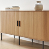 French roll-up doors blend cupboard